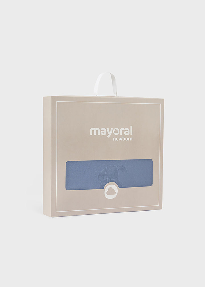 MAYORAL NEWBORN Blanket for NEWBORNS - Blue