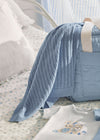 MAYORAL NEWBORN Blanket for NEWBORNS - Blue