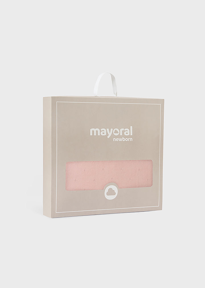 MAYORAL NEWBORN Blanket for NEWBORNS - Nude