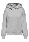 Felpa ONLY da DONNA - Light Grey Melange