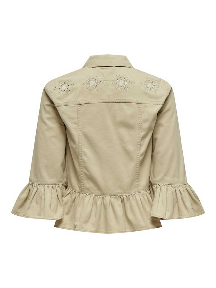 Giubbotto ONLY da DONNA - Pale Khaki