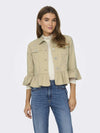 Giubbotto ONLY da DONNA - Pale Khaki