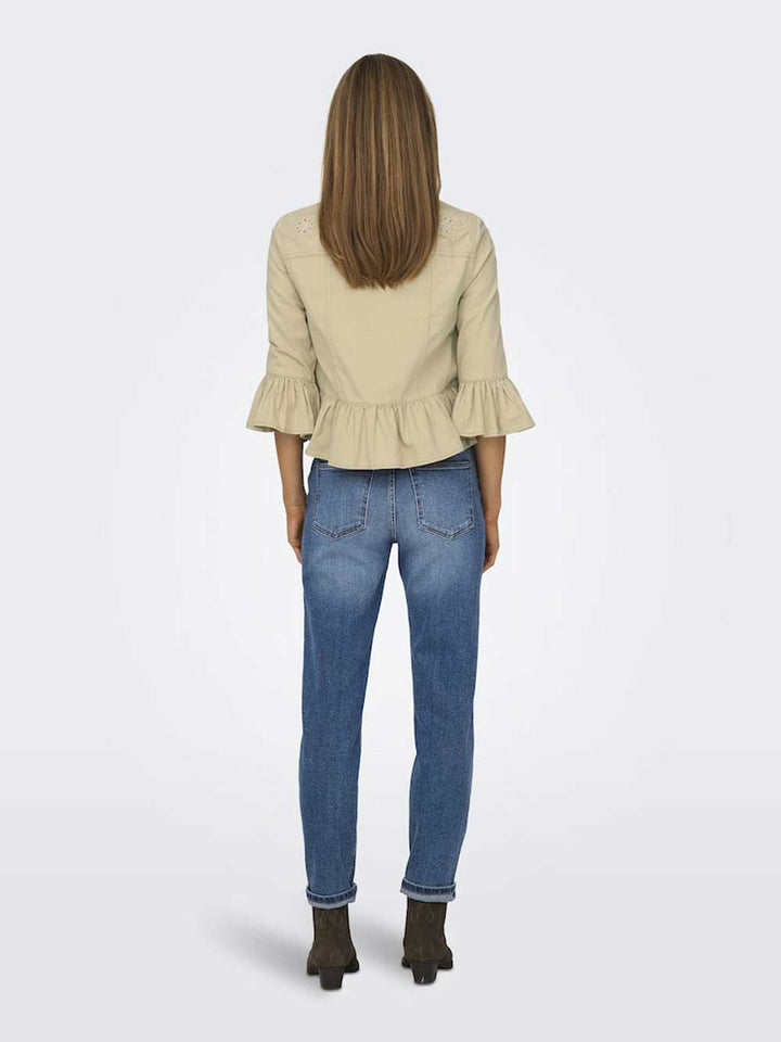Giubbotto ONLY da DONNA - Pale Khaki