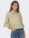 Giubbotto ONLY da DONNA - Pale Khaki
