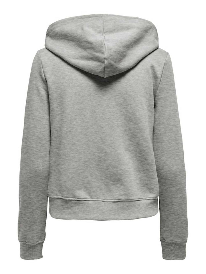 Felpa ONLY da DONNA - Light Grey Melange