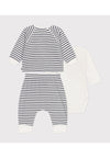 PETIT BATEAU Baby Outfit - WHITE