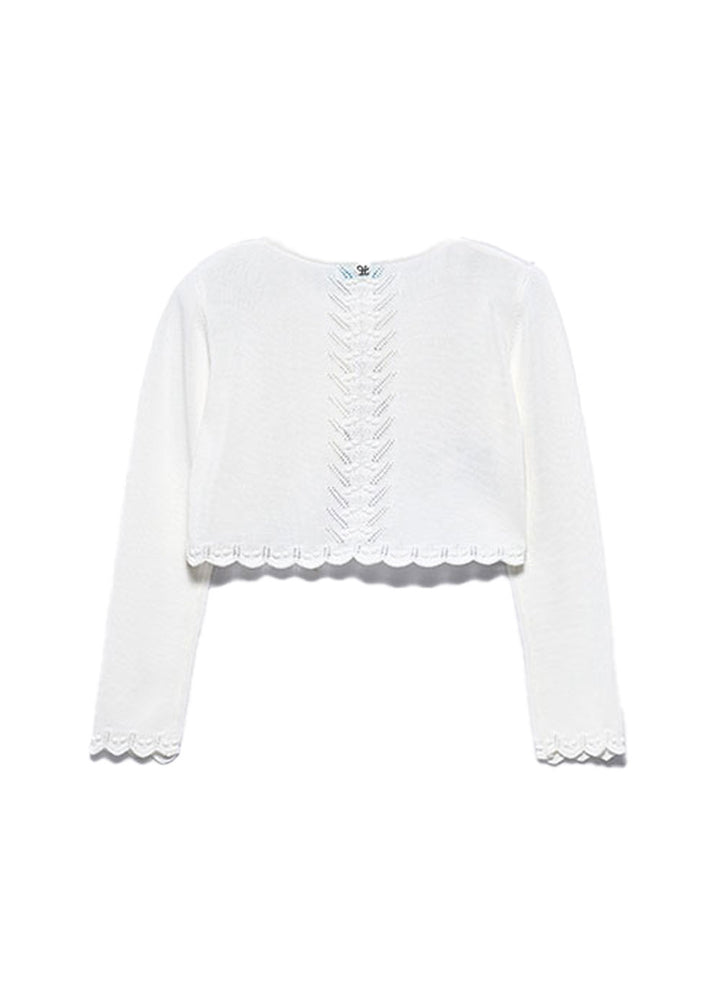 ABEL E LULA Cardigan ABEL E LULA da BAMBINA - Panna