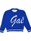 GAELLE PARIS Gaelle Paris pullover girocollo ragazza royal