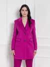 LIZALU Lizalu cappotto da donna 2 bottoni ciclamino