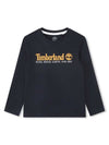 TIMBERLAND Timberland t-shirt blu logo frontale