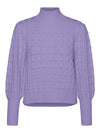 VERO MODA Vero Moda Esther pullover collo alto donna lilla