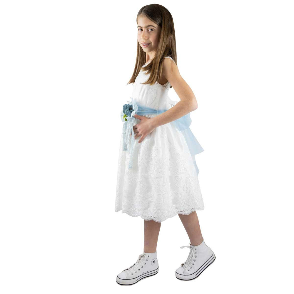 Vestito comunione bambina modello 445 - Kalè Store