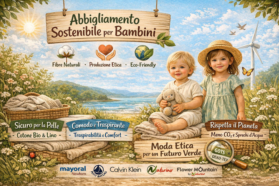 Abbigliamento sostenibile per bambini
