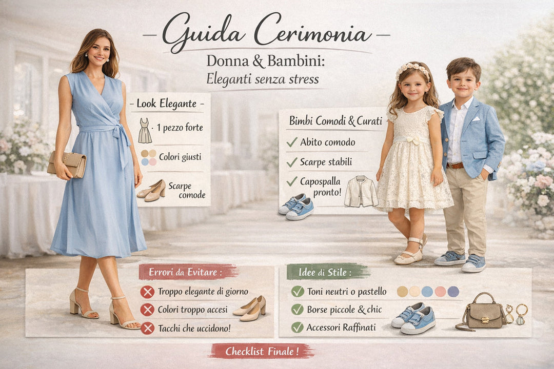 Guida Cerimonia 2026 outfit invitata comunione battesimo