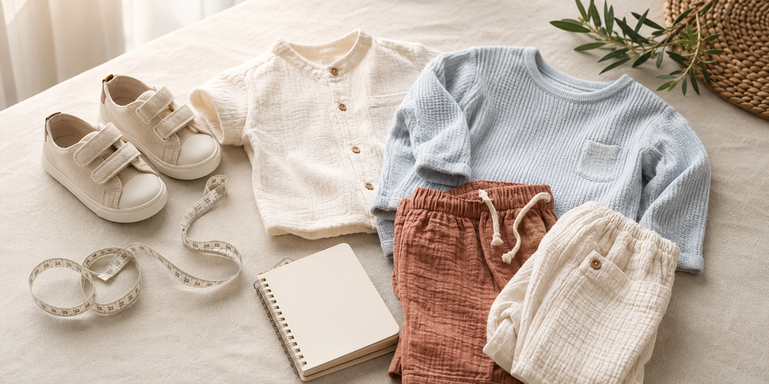 Jeans per bambini come esempio per scegliere la taglia corretta