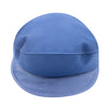 Blue baby baptismal cap