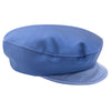 Blue baby baptismal cap