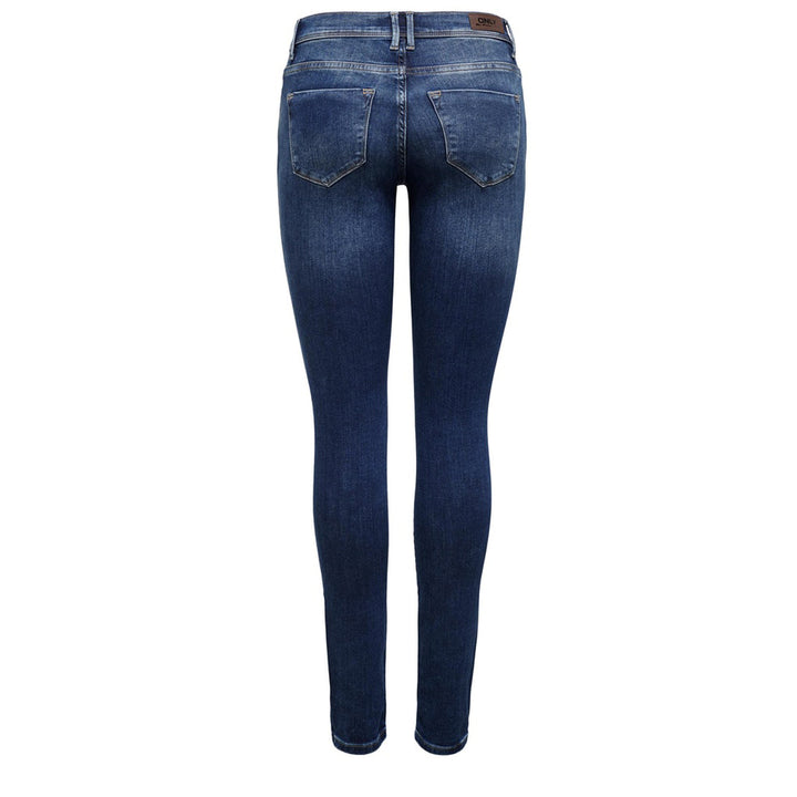 Women's skinny fit jeans with rips