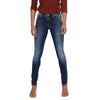 Women's skinny fit jeans with rips