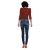Women's skinny fit jeans with rips