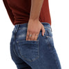 Women's skinny fit jeans with rips