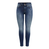 Medium skinny fit blue women's jeans