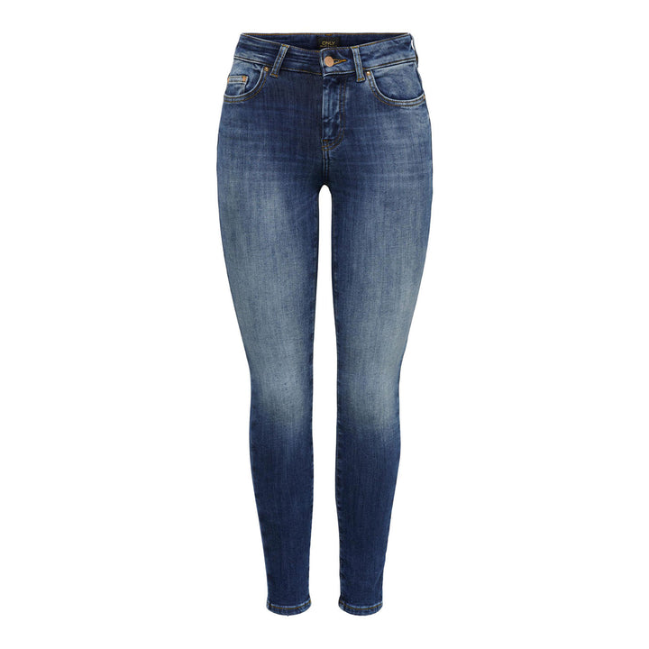 Medium skinny fit blue women's jeans