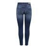 Medium skinny fit blue women's jeans