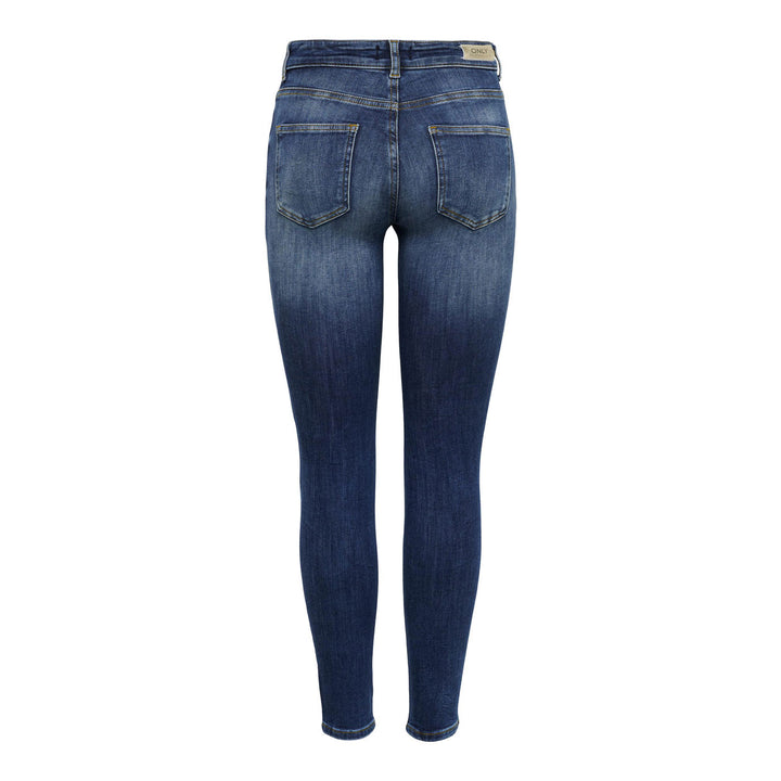 Medium skinny fit blue women's jeans
