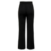 Pantalone donna nero gamba larga