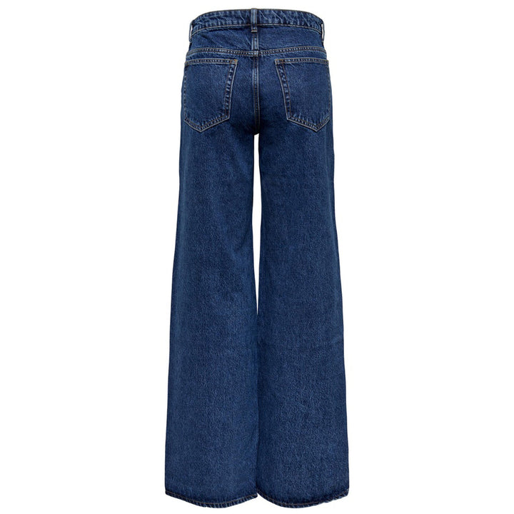 Jeans donna 5 tasche gamba larga