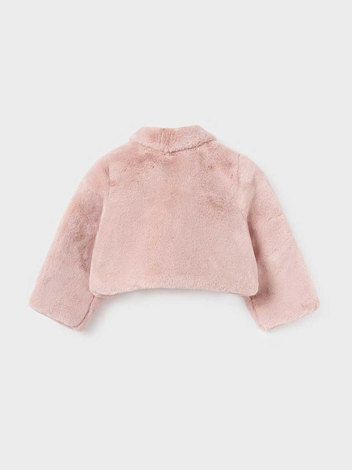 Abel &amp; Lula pink fur baby coat