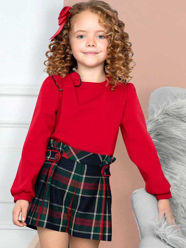 Abel &amp; Lula girl's pullover milano stitch