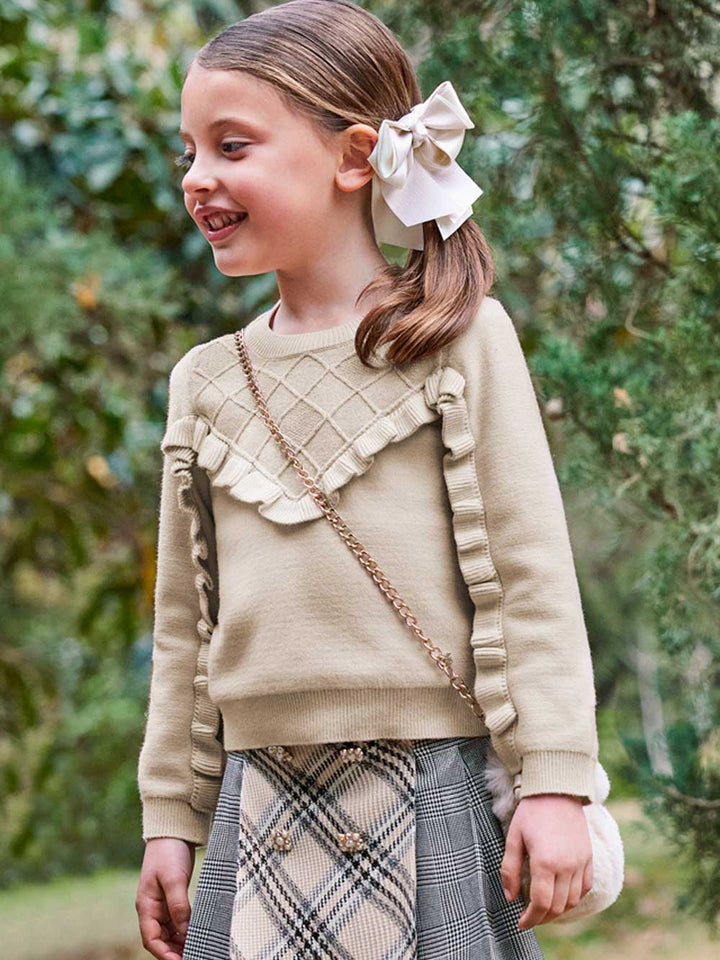 Abel & Lula pullover bambina strutturato