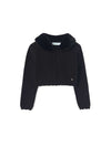 Abel & Lula cardigan tricot collo pelliccia