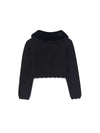 Abel & Lula cardigan tricot collo pelliccia