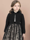 Abel & Lula cardigan tricot collo pelliccia