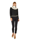 Artigli pullover donna collo alto jaquard