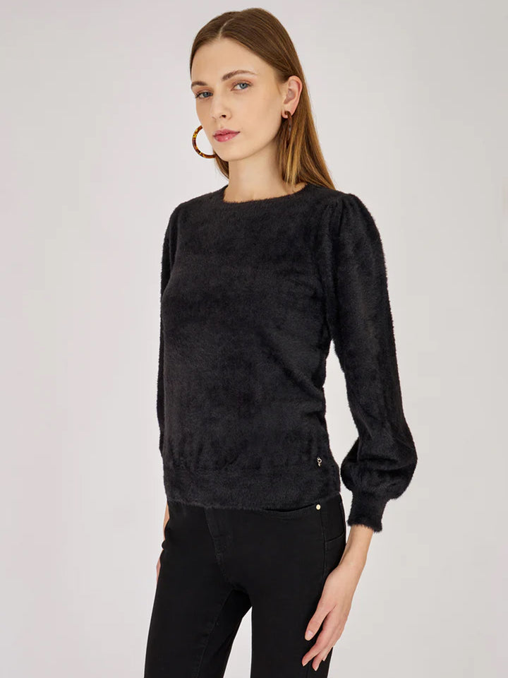 Artigli pullover pelosetto da donna nero