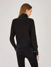Artigli pullover da donna nero costine