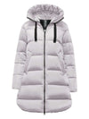 Bomboogie Geneva long down jacket crystal grey