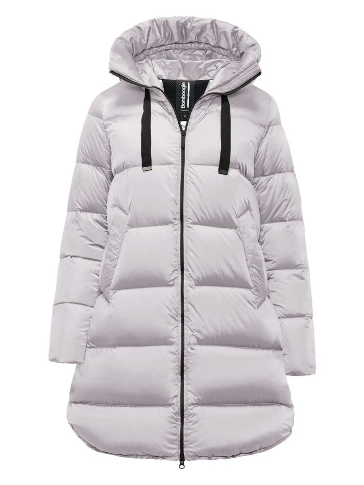 Bomboogie Geneva long down jacket crystal grey