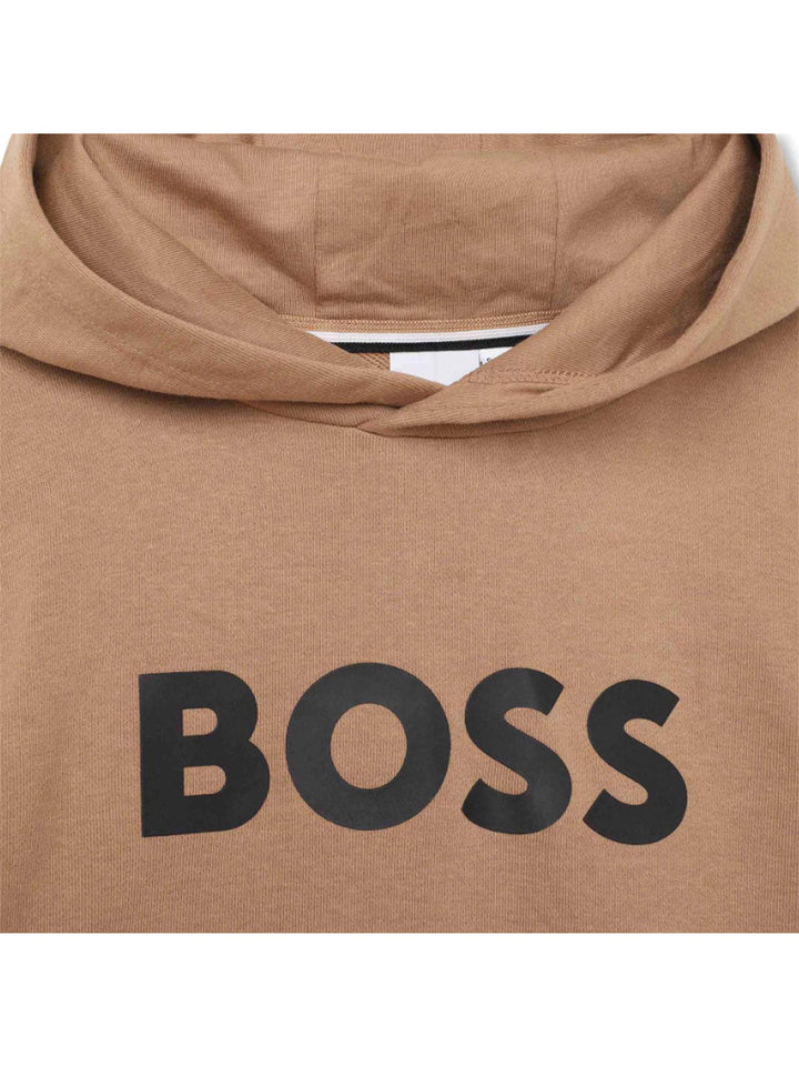 Boss beige hoodie kids