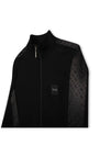 Boss full zip sweatshirt for kids black