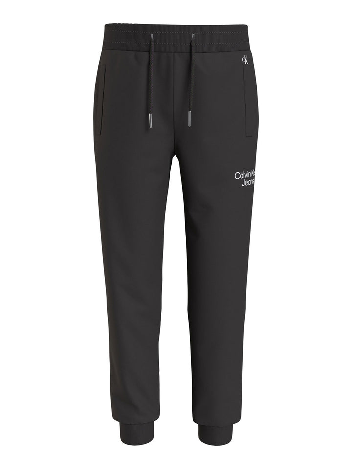 Calvin Klein Jeans pantalone tuta bambino nero