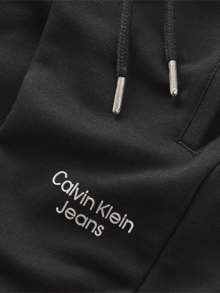 Calvin Klein Jeans pantalone tuta bambino nero