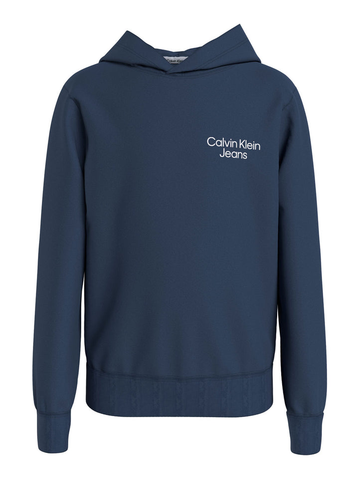 Kids stack logo hoodie