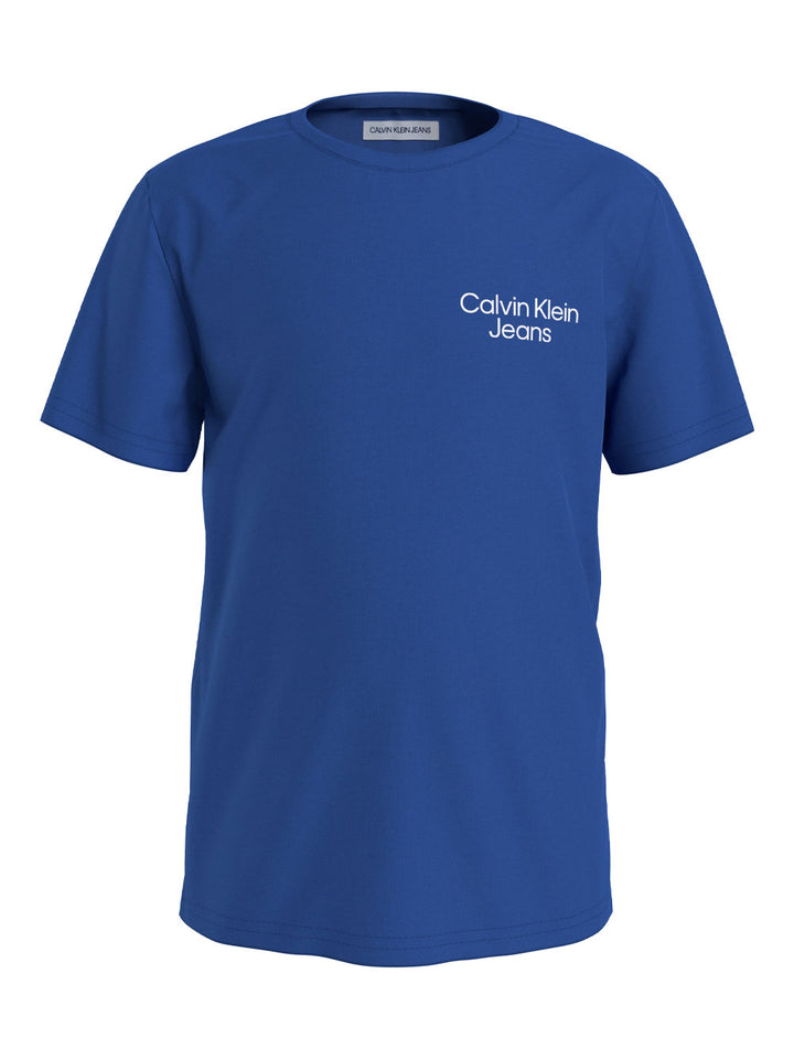 Calvin Klein Jeans t-shirt manica corta bambino blu