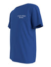 Calvin Klein Jeans t-shirt manica corta bambino blu