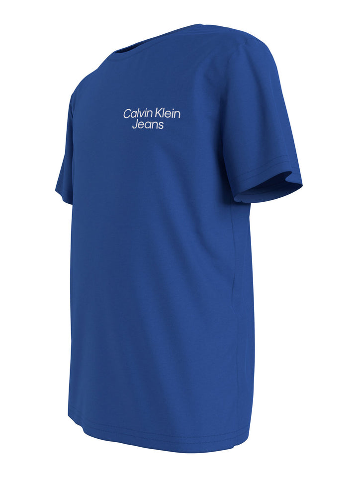 Calvin Klein Jeans t-shirt manica corta bambino blu
